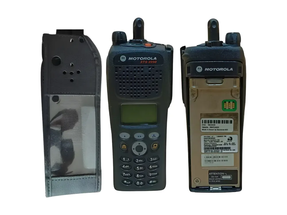 Capa de couro para rádio Motorola XTS2250
